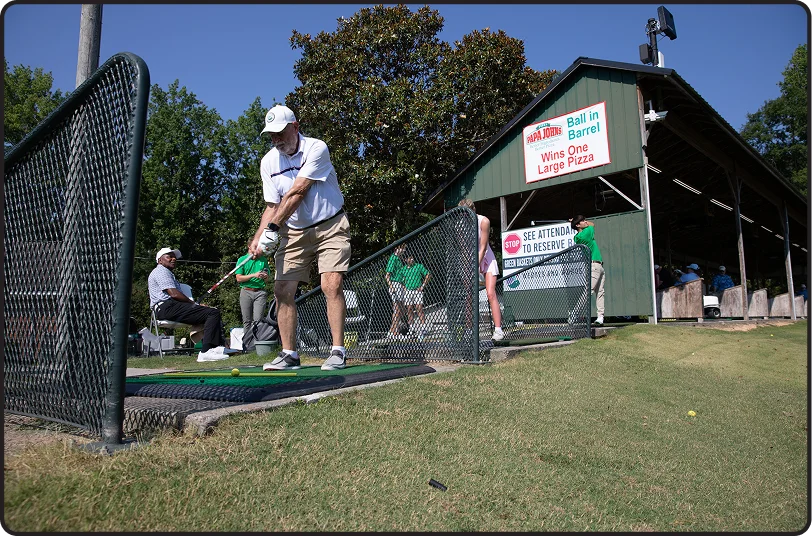 Real-Condition Bunkers and Green Targets