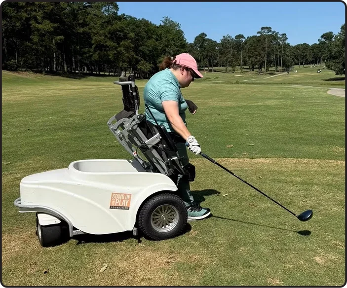 EXPERIENCING THE EXCITMENT OF GOLF
